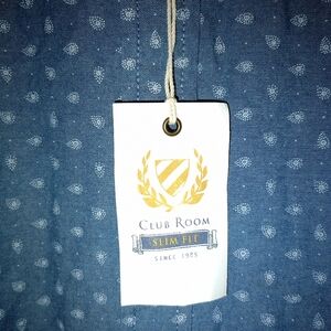 CLUB ROOM XL Slim Fit long sleeve button down shirt NWT